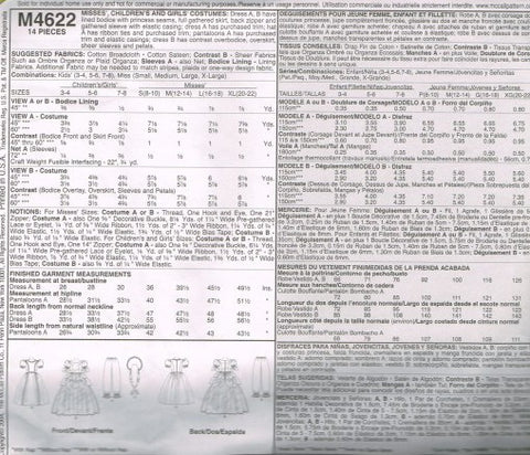 MISSES' CHILDREN'S AND GIRLS' COSTUMES