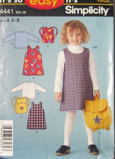 CHILDS JUMPER BACKPACK AND TOP
