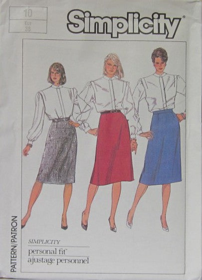 MISSES' PROPORTIONAL SLIM SKIRT