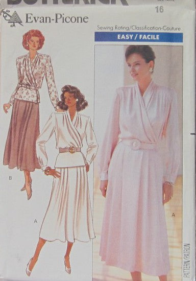 MISSES' TOP AND SKIRT