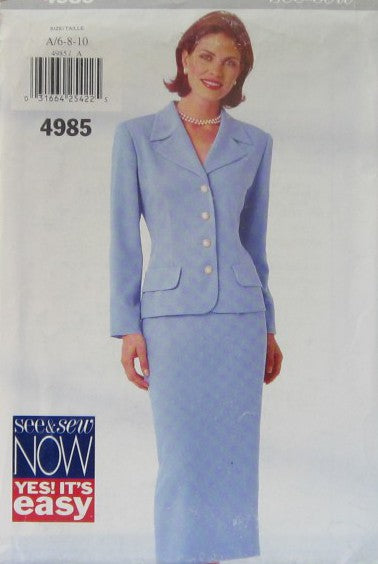 MISSES/MISSES PETITE JACKET AND SKIRT