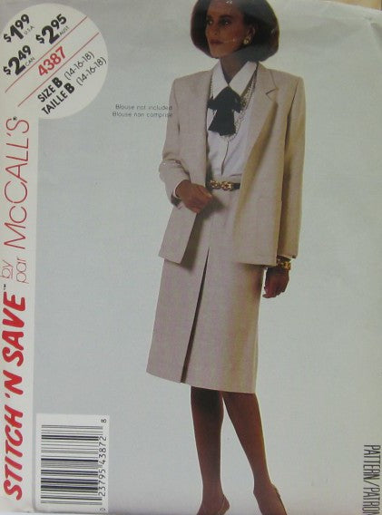 MISSES JACKET AND SKIRT