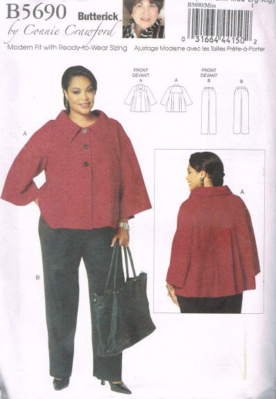 MISSES'/WOMEN'S JACKET AND PANTS