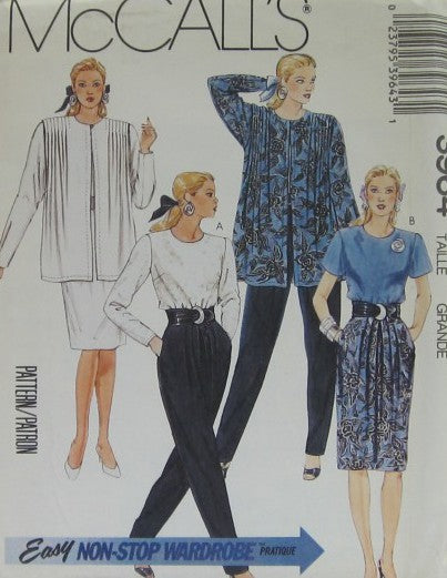 MISSES JACKET TOP SKIRT AND PANTS