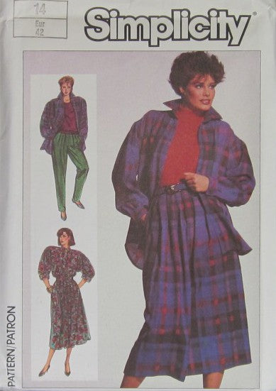 MISSES' SKIRT, PANTS AND LOOSE-FITTING SHIRT