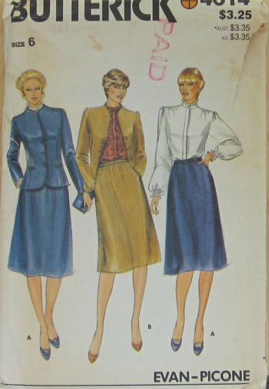 MISSES JACKET BLOUSE AND SKIRT