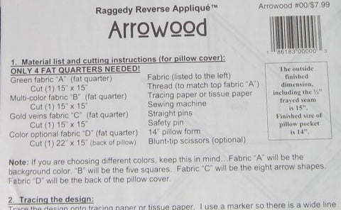 RAGGEDY REVERSE APPLIQUE
