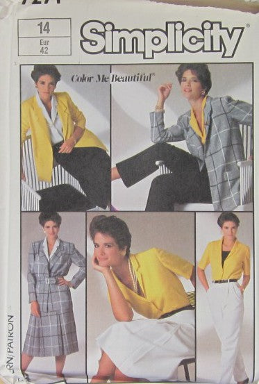SKIRT, PANTS, BLOUSE AND UNLINED JACKET