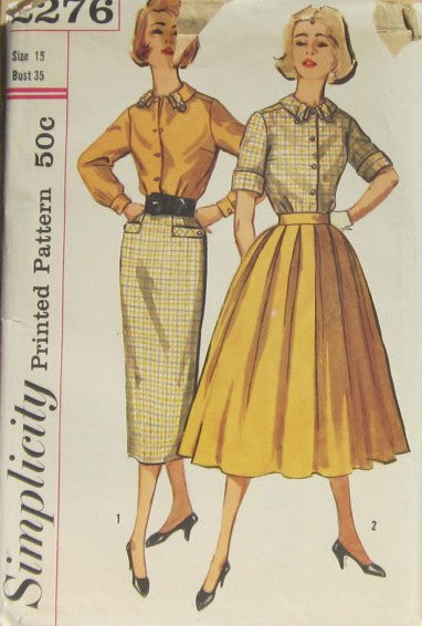 JR. MISSES AND MISSES BLOUSE AND TWO SKIRTS