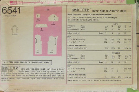 BOYS' AND TEEN-BOYS' SHIRT