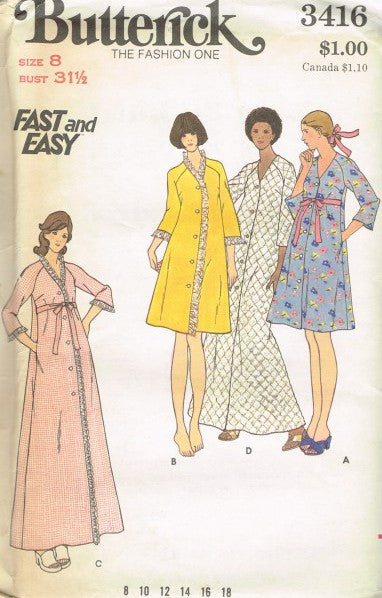 MISSES' ROBE