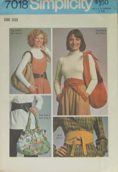 MISSES' BELTS AND BAGS