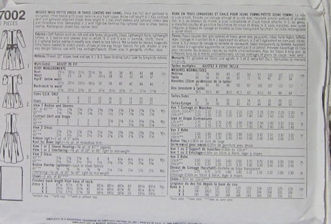 MISSES'/MISSES' PETITE DRESS IN THREE LENGTHS AND SHAWL
