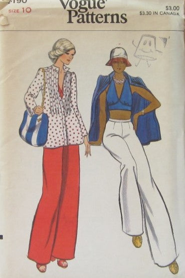 MISSES HALTER TOP JACKET AND PANTS
