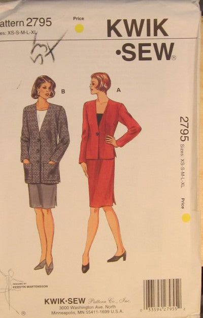 MISSES JACKET AND SKIRT