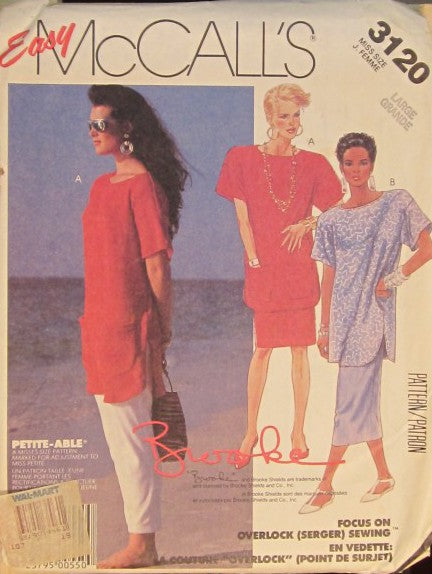 MISSES' TOP SKIRT AND PANTS