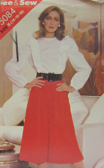 MISSES BLOUSE AND CULOTTES