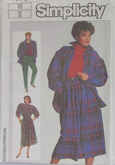 MISSES' SKIRT, PANTS AND LOOSE-FITTING SHIRT