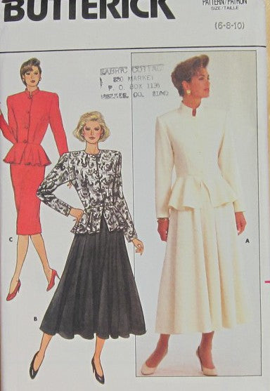 MISSES/MISSES PETITE JACKET AND SKIRT