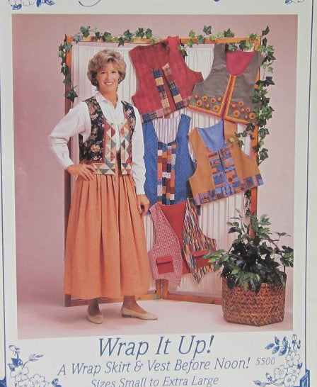 WRAP SKIRT AND VEST