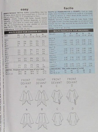 MISSES'/MISSES' PETITE TOPS