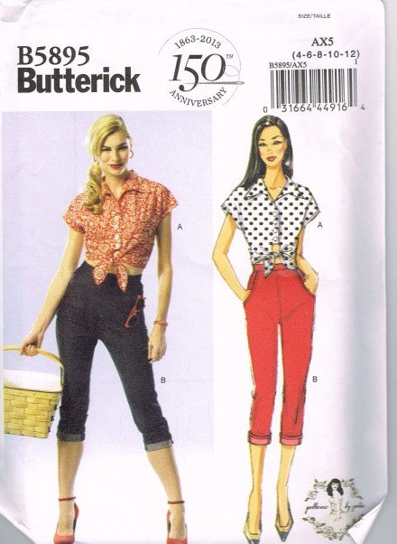 MISSES' TOP AND JEANS