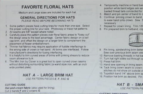 FAVORITE FLORAL HATS