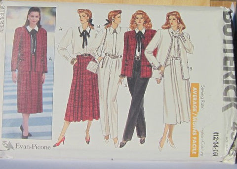 MISSES/MISSES PETITE JACKET BLOUSE SKIRT AND PANTS
