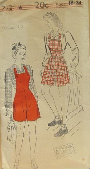 LADIES AND MISSES' PLAYSUIT