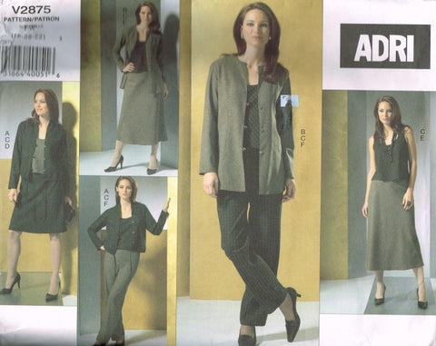 MISSES/MISSES PETITE JACKET, TOP, SKIRT AND PANTS