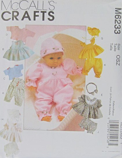 DOLL CLOTHES PACKAGE