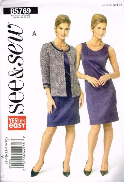 MISSES' JACKET AND DRESS