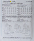 MISSES SKIRT BUTTERICK FAST AND EASY
