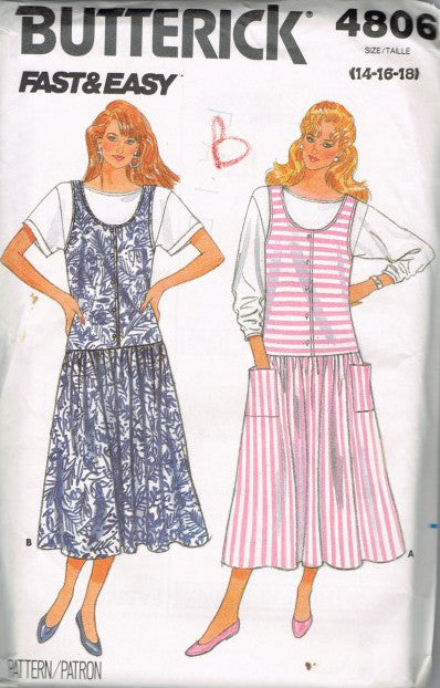 MISSES'/MISSES' PETITE JUMPER AND TOP