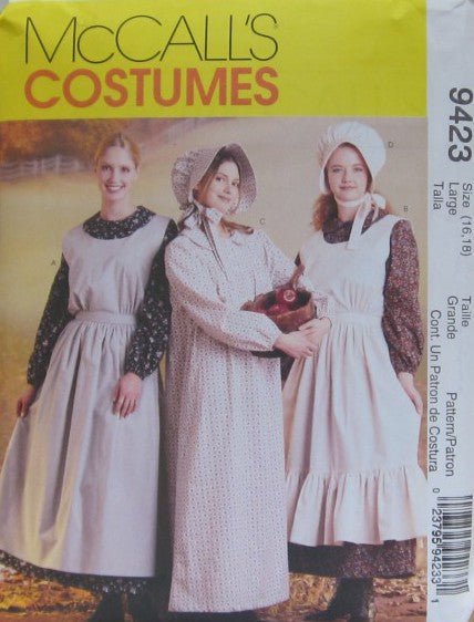 MISSES' PIONEER COSTUMES