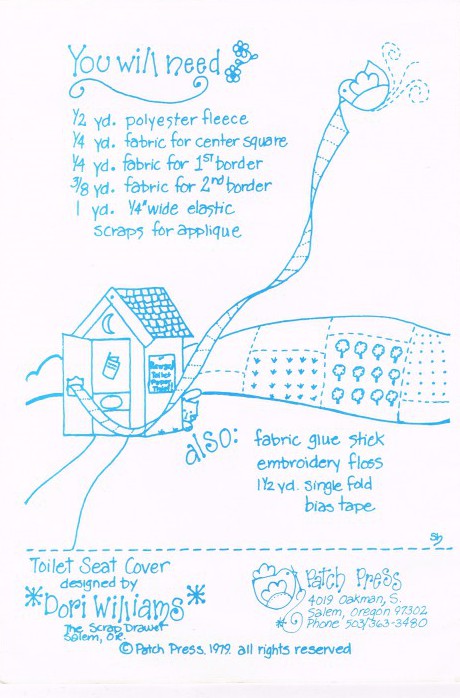 TOILET SEAT COVER