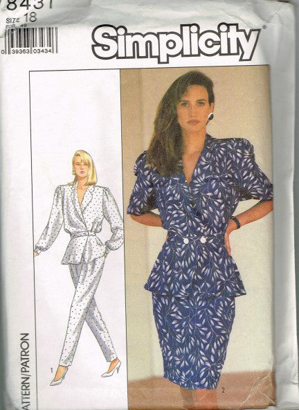MISSES' TOP, PANTS AND SKIRT