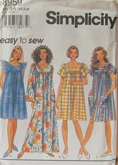 MISSES PULLOVER DRESS IN TWO LENGTHS