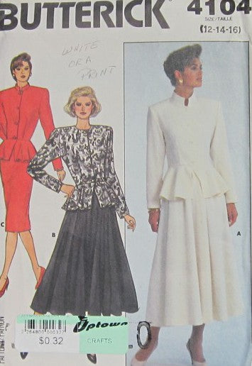MISSES/MISSES PETITE JACKET AND SKIRT