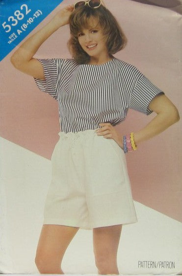 MISSES' TOP AND SHORTS