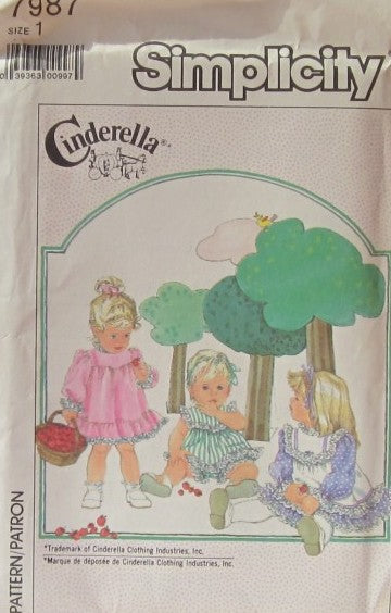 TODDLERS DRESS PINAFORE OR SUNDRESS AND PANTIES
