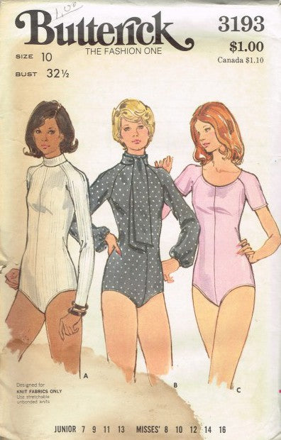 JUNIOR AND MISSES' BODY SUIT