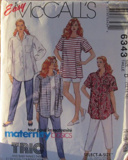 MISSES MATERNITY SHIRT TOP PANTS AND SHORTS