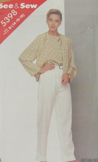 MISSES' JACKET, TOP,  & PANTS