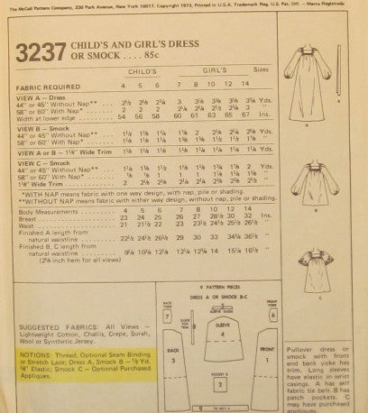 CHILD ANS GIRLS DRESS
