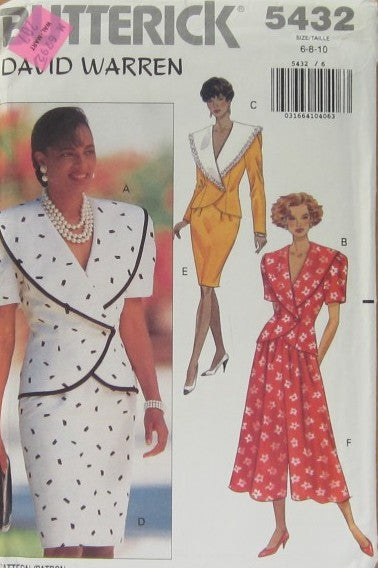 MISSES' TOP, SKIRT & SPLIT SKIRT