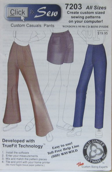CUSTOM CLASSICS: PANTS CLICK AND SEW