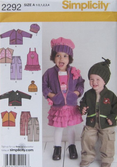 TODDLERS JACKET OR VEST PANTS JUMPER AND HATS