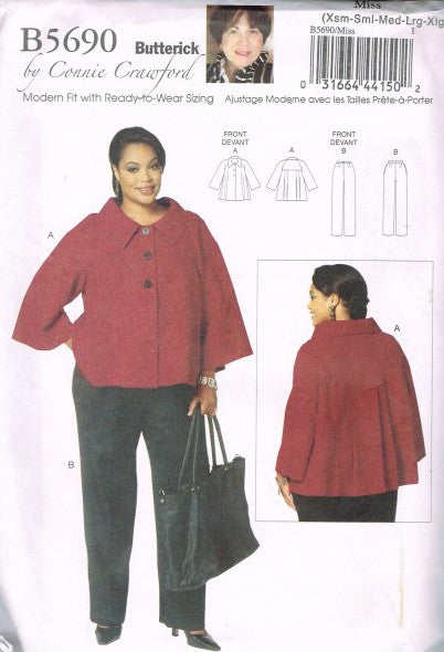MISSES'/WOMEN'S JACKET AND PANTS