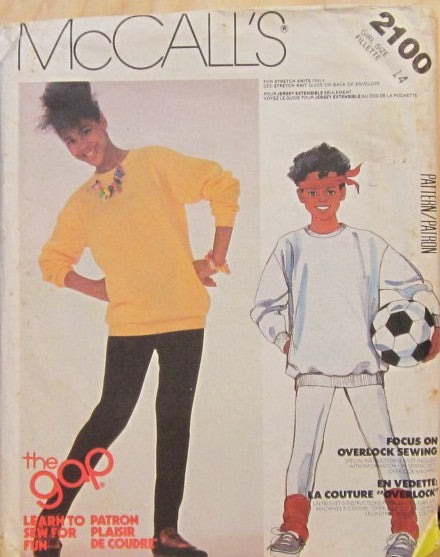 GIRLS' TOP AND PANTS